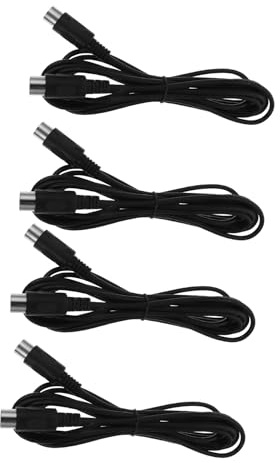 POPETPOP 4stücke Midi-kabel Din-stecker-din-stecker Kabel Midi-verlängerungskabel für Musikinstrumente Zubehör Pianos und Vintage-keyboards
