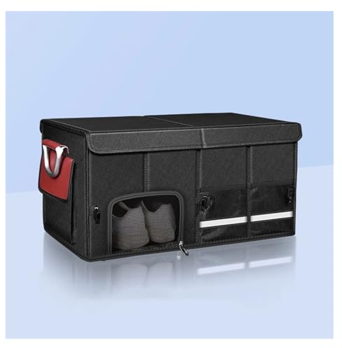 Laderaumabdeckung Auto-Aufbewahrungsbox Kofferraumbox Zusammenklappbare Aufbewahrungsbox Für Autos Aufbewahrungsbox Für Alle Jahreszeiten Kofferraum-Aufbewahrungsbox Frachtabdeckungen(Rot)