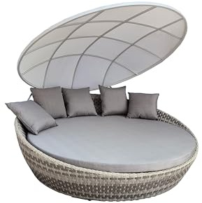 Liegeinsel Shell Lounge Harkers Island Wash Duo Strandkorbwerk
