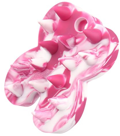FIXOSHEE Silikon Kopfhaut massagebürste Duschbürste Sanftes Peeling Ergonomisch für Haar Körperreinigung Geeignet Entspannende Massage Dusche Badezimmer Zubehör