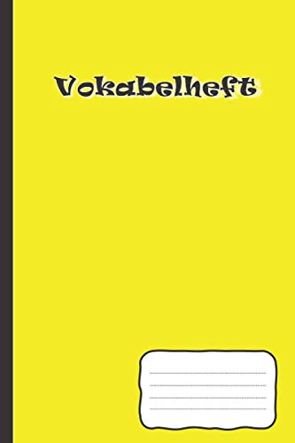 Vokabelheft: DIN A5 | 120 Seiten | Liniert | Vokabelheft Zweispaltig | Hochglanzcover