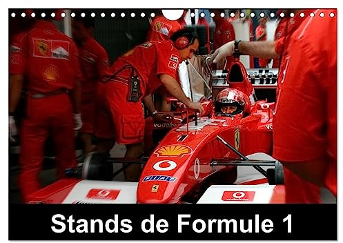 Stands de Formule 1 (Calendrier mural 2025 DIN A4 horizontal), CALVENDO calendrier mensuel: Les stands sont au coeur de la course automobile en Formule1.