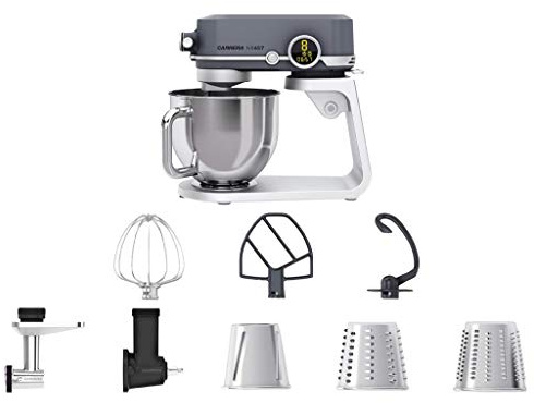 CARRERA Nr. 657 Küchenmaschine, Testsieger, 800 Watt, 5 L Edelstahl-Rührschüssel, Planeten-Rührsystem