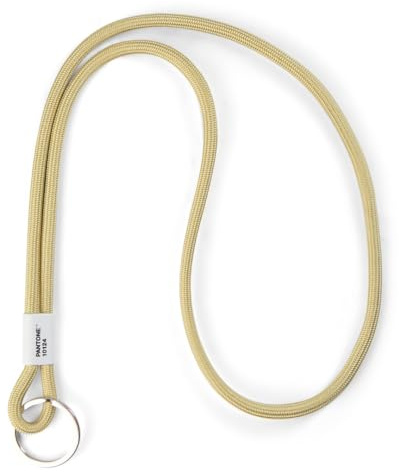 Pantone Design-Schlüsselband Key Chain Long | Schlüsselanhänger robust und Farbenfroh | lang | 10124 |Gold