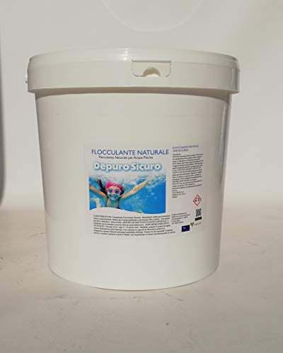 kg 10 Flocculante 100% Naturale Depuro Sicuro schiarente Acqua Piscina Brillante