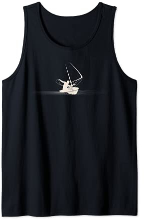 Opti Segel Segelboot Alleine Segeln Segler Grafik Tank Top