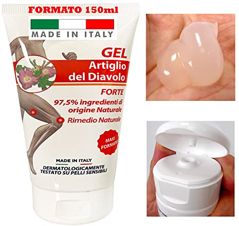 Outlet Accessori Crema Artiglio del Diavolo FORTE Extra Concentrato - Formato Grande 150ml - Gel Artiglio del Diavolo Forte Pomata Azione Rapida e Intensa - Sollievo Naturale Bio 100% | Formato Grande 150ml - Gel Artiglio del Diavolo Forte Pomata Azione Rapida e Intensa - Sollievo Naturale Bio 100%