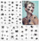 Araignée Tatouage Temporaire,10 Feuilles Halloween Araignée Tatouages Temporaires, Halloween Tatouages Temporaires,Tatouage Halloween pour Visage, pour Halloween Maquillage Carnaval Cosplay (B)