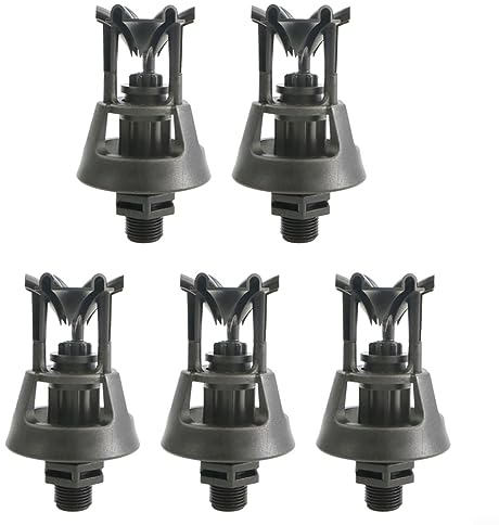 5Pcs Garten Rasen Automatisch Rotierende Sprinkler 1/2 Zoll Außengewinde Düse Bewässerung