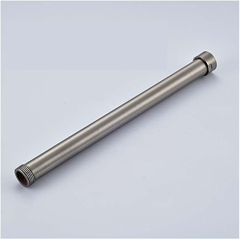 30cm Verlängerung Duschrohr Antik Messing Duscharmatur Verlängerungsrohr for Duschsystem Duschzubehör Duschstange (Color : Grey color)