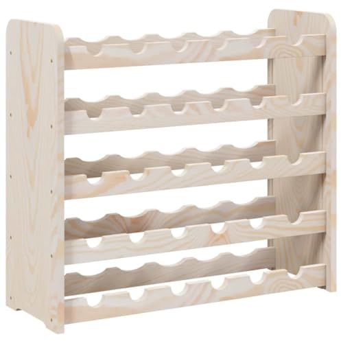 vidaXL Casier à vin 67,5x25x60 cm Bois de pin Massif