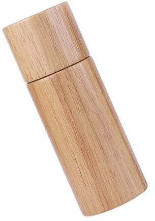 Alipis Salz- Und Pfefferstreuer Aus Holz 2 Stück Manueller Gewürzbehälter Aus Holz Gewürzstreuer Mit Löchern Und Deckel Zum Kochen Backen Heimküche