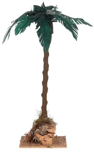 Einzelne Palme 25x10x10 cm Krippe, 10-12 cm