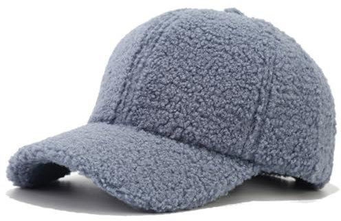 DURINM Baseball cap Winter Cappello Baseball Invernali Cappellino in Lana Berretto da Baseball Unisex Cappelli Invernali Cappelli per Circonferenza della Testa Cappellino con Visiera