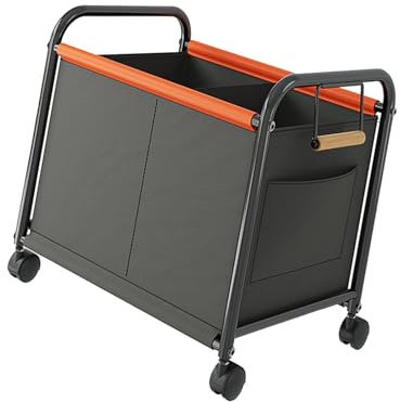 MagiDeal Coffre à Jouets à roulettes, Chariot à roulettes, bac de Rangement, Organisateur de Jouets, Grand Coffre à Jouets pour Plage, Jardin, Sport, crèche, Gris