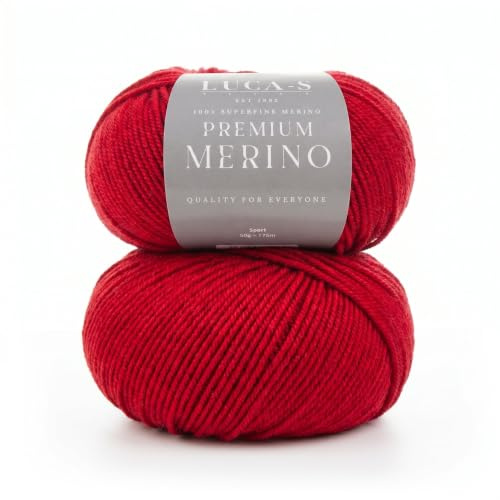 2 st premium merinoull 4 lager ull, superwash baby merinoull – 100 % ren extra fin merinoull 50 g boll