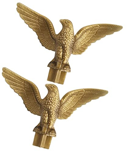 Gatuida 4pcs Eagle Flag Topper Set Outdoor Garden Flagpole Head Tips Decorative Ornament for Flagpole, Sturdy Outdoor Flag Supplies