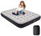 Kitxedas Air Bed Double with Built in Pump, Inflatable with JUST One-click, Electric Mattress Self Guest Bed for Camping/Home, 198x152x25cm