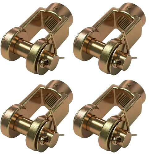 4 Pack Slack Adjuster Clevis Pin Kit for Air Brake Chambers with 1/2'' Pin Push-Rod Clevis, 5/8'' Female Thread Standard Stroke Clevis-Yoke Replaces 1245C185