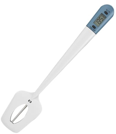 ETUCYNG Termometro Alimentare Digitale | Termometro da Cucina con,Assistente Impasto con Display LCD,Per Caffè Acqua Cioccolato Crema Bistecca Marmellata Sciroppo