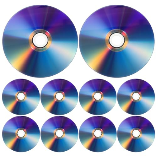 GARIOUANS 25 Leere Cd-r Rohlinge 4, 7 Gb Wiederbeschreibbare Discs | Audioaufnahmen, Musik und Datensicherung für Computer, Kunststoff, 25 Stück Packung