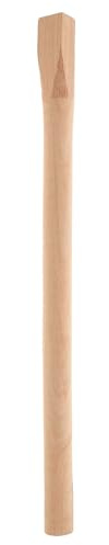 PACKOVE Mango de Madera Ergonómico para Azadas y Hachas, Herramienta Manual para Jardinería y Agricultura Diseño Cómodo y Resistente para Uso en Jardín y Campo