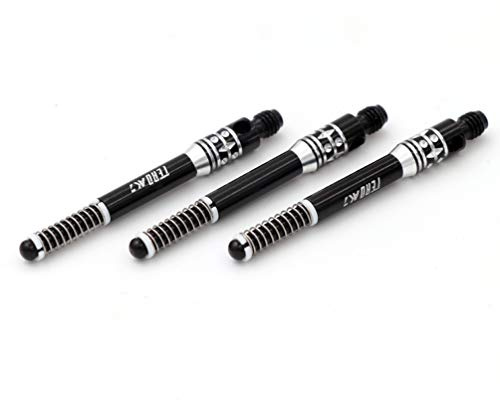 CUESOUL TERO AK7 Alu Dart Shafts Eingebauter Federteleskop, 3er-Set