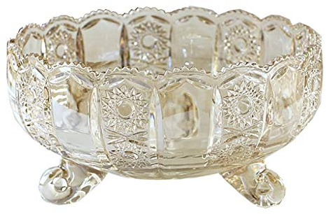 ShiLiLiShop Bols et saladiers Fruit Bol en Verre Cristal Verre Bol en Verre Fruit Plate Verre Cristal Creative Moderne Fruit Plate Salon Accueil Table Basse Mode Verre Cristal Décoration Simple