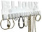 Porte Bijoux Mural - Rangement Collier Galeara - Porte Collier Mural (Mika Bijoux Blanc)
