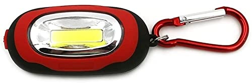 Lampe de Poche de Camping Portable COB Porte-clés Mini Torche Lampe de Poche extérieure, Accessoires de Porte-clés de Voiture pour Femmes Hommes