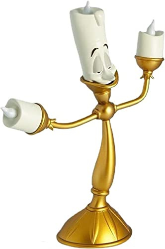 Candela dell'orologio Portacandele La Bella E La Bestia Portacandele Lumiere Luce A LED for La Tavola di Nozze, Decorazione della Casa della Festa di Natale