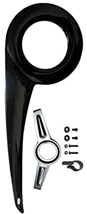 Perfeclan Copricatena Bici, Copricatena Bicicletta, Protettivo 38-40T, Proteggicatena Bici Copricatena Bici per Escursionismo Ciclismo Ciclismo all'Aperto, Fibbia Nera + Coda