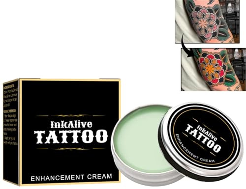 GNAUMORE Crema Para Tatuajes,Bálsamo El Cuidado Posterior Tatuaje,Tattoo Crema Tatuaje,Bálsamo El Cuidado Posterior Tatuaje,Reparación Tatuajes,Para El Cuidado Diario Tatuajes Y La Mejora Del Color