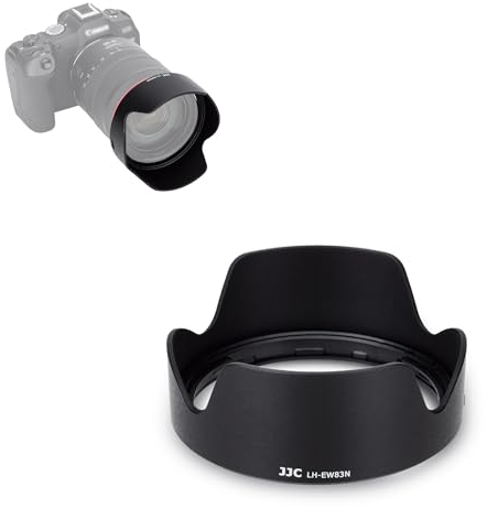 JJC Bayonet Lens Hood Compatible with Canon RF 24-105mm f4L IS USM Lens Only, Reversible Lens Shade Replaces Canon EW-83N Lens Hood
