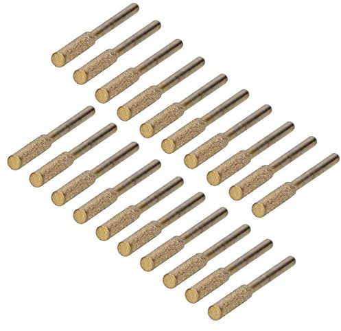 20Pcs Sharpener Burr Grinding Head Rotating File Sharpening Tool Set Kit, Ketns?gensch?rfer Sharpening Bits 3/8 7/32 Inch Wheel, KetnsGenschRfer, Ketns?gen SCH?rfger?t Compatible, Practical Use for