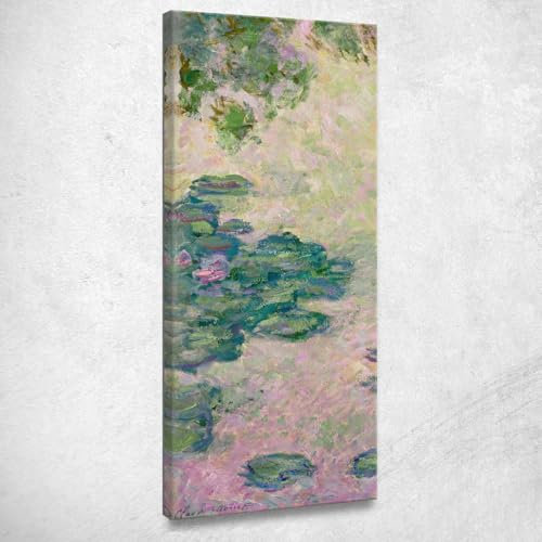 Fragment von Seerosen Claude Monet mnt284 Bild gedruckt auf Leinwand, 175 x 70 cm