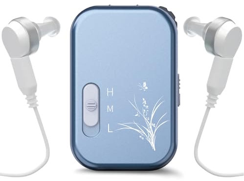 Rechargeable Hearing Aids for Seniors Severe Hearing Loss, Box-Type Hearing Amplifiers with 3 Adjustable Modes, Long Battery Life,All Accessories Included(Adapter,Charging Cable,Anti-Loss Rope)