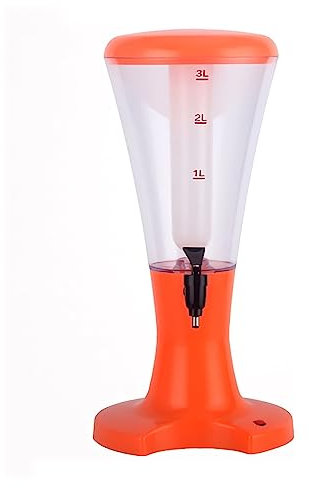 CTCOIJRN Dispensador de cerveza Dispensador de torre de cerveza Dispensador de bebidas de torre de cerveza laminada en frío de 3L con tubo de hielo Dispensador de bebidas Dispensadores de torre de cer
