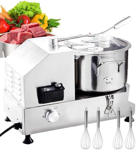 forplubossmmp Robots Culinaires | Hachoir À Légumes Commercial | Hachoir Électrique | Coupe-Légumes | Hachoirs À Viande | Râpe À Légumes en Acier Inoxydable | Mélangeur-Râpe À Fruits,9L