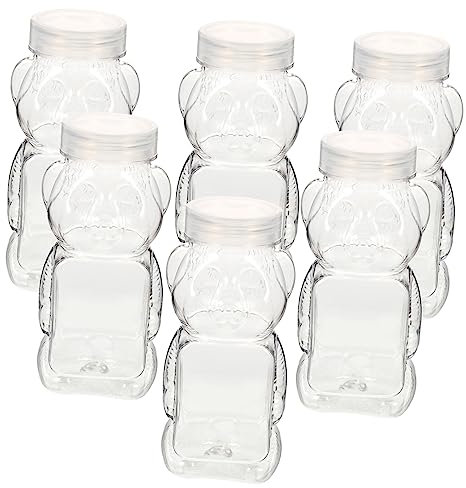 PAMINGONO 160ml Honey Pot Bear Honey Bottle Candy Jar Creative Wedding Present Airtight Storage Jar Color
