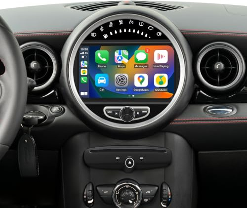 Autoradio per Mini Cooper R55-61 Car Stereo Radio Upgrade Kit 8 pollici Touch Screen Android 13 PX5 64G CarPlay Navigazione GPS Telecamere di backup