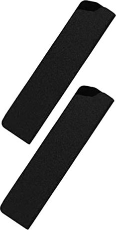 HOLIDYOYO Fundas Para Cuchillos De Exterior Flocadas Negras 3-3.5 Pulgadas Protector Resistente Para Cortadores De Viaje 2 Unidades Uso Al Aire Libre y Seguridad