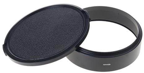 LLLmhuaa 37 39 40.5 43 46 49 52 55 58 62 67 72 77 82 mm Paraluce in metallo design cilindrico per fotografia e videografia