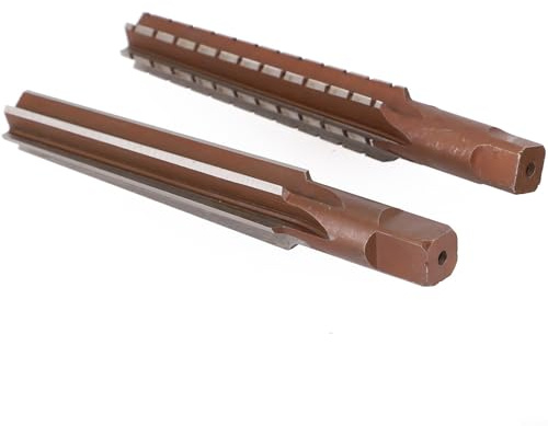 Alanmoship Taper Reamer MT 12345 For Morse Taper Socket Hand Reamer Set With Roughing And Finishing Blades For MT1 MT2 MT3 MT4 MT5(MT2 Set)