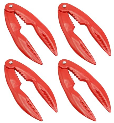 Zreneyfex 4 Pcs Crab Leg Crackers Lobster Crackers and Tools Nut Crackers for Seafood Shellfish Nuts Home Kitchen Tools