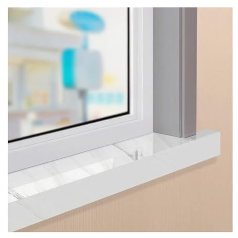 LXBAMKEA Davanzali Personalizzati Protezione, PVC Impermeabile Copri Davanzale, Ritagliabile Finestre Piastra di Ricambio per Bagno Cucina Balcone Casa Davanzale Finestra Ristrutturazione Decor