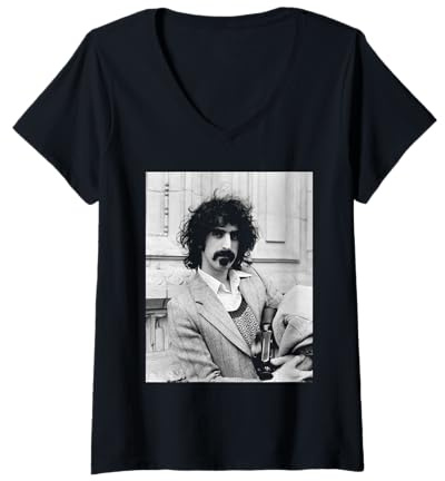 Donna Madri di Invenzione Frank Zappa A Londra 1971 Apostrophe Maglietta con Collo a V