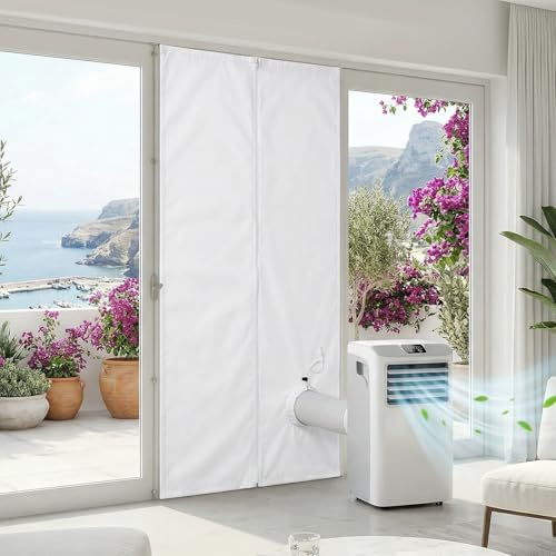Fensterabdichtung Klimaanlage – Mobiles Abdichtset 120x240cm mit Kordelzug