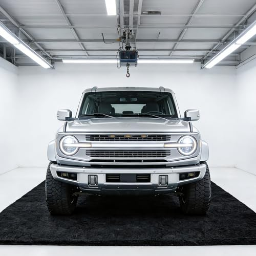 WUDLEP 7.25FT x 8.3FT Large Garage Floor Mat, Car Under Floor Mat