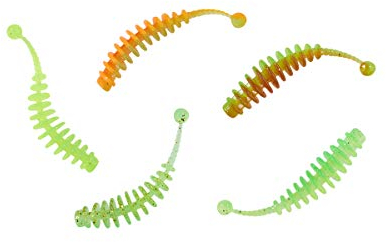 Balzer Trout Collector Pinball aromatisierte Forellen Würmer Mix3 Knoblauch 7 cm